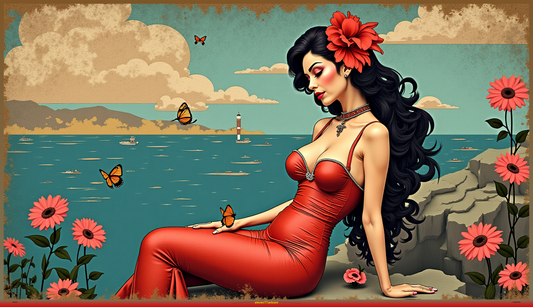 Red Dress Lady