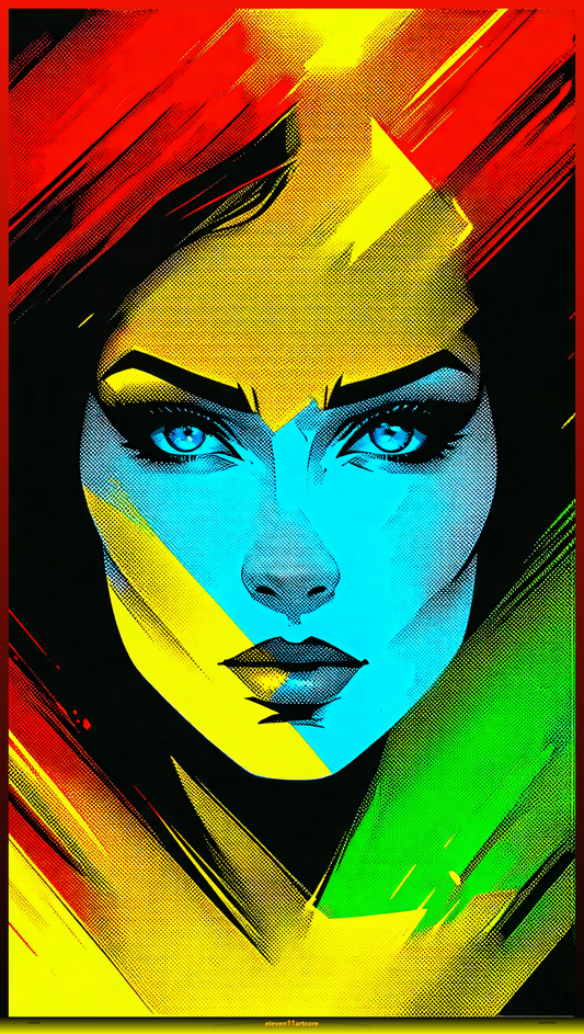 Blue Portrait
